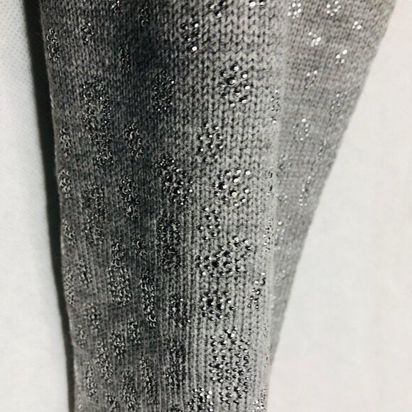 Scarf wrap sheer hearts black white one size 76x28" READ - Picture 4 of 5